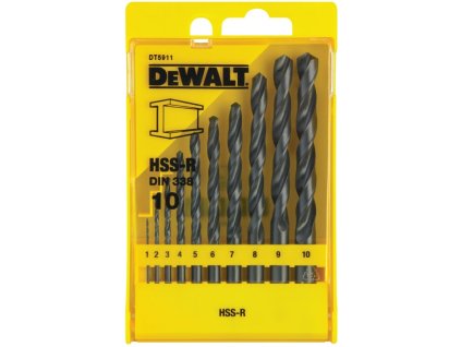 27165 dewalt dt5911 10 dilna sada do zeleza hss r