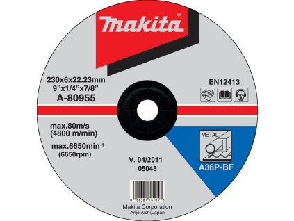34122 makita a 80955 230 mm brusny kotouc na ocel