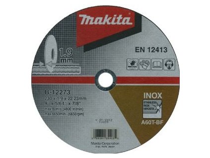 34179 makita b 12273 230x1 9x22 rezny kotouc na nerez