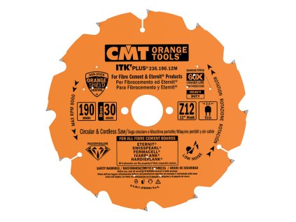 57441 cmt itk diamantovy pilovy kotouc na cementotriskove desky d210x2 4 d30 z12