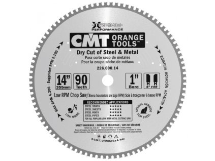 CMT Industrial Pilový kotouč na železo - D136x1,5 d20 Z30 HW