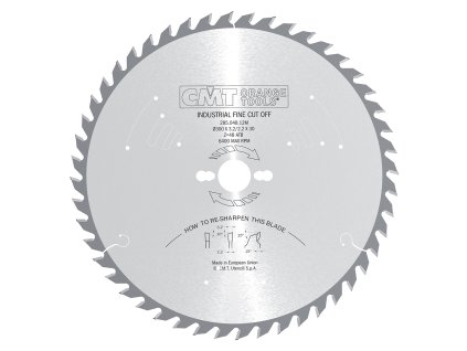 58026 cmt industrial pilovy kotouc pro podelne a pricne rezy d254x2 4 d30 z60 hw 5 neg