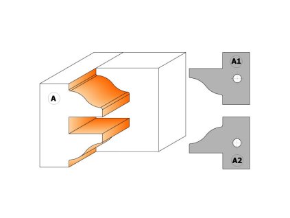 58503 cmt nuz pro c694015 par ziletek a1 25x29 8x2mm