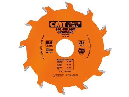 58566 cmt orange industrial drazkovaci kotouc d150x5 d30 z12 hw
