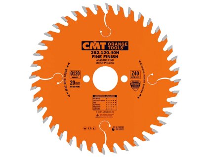 CMT Orange Pilový kotouč pro elektronářadí, finální řez - D180x2,6 d30 Z40 HW