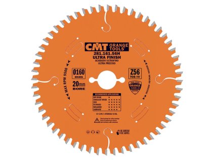 58926 cmt orange xtreme pilovy kotouc na lamino a dtd d165x2 2 d20 z56 hw