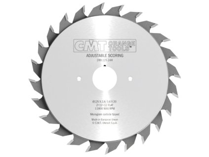 59793 cmt predrezovy kotouc dvoudilny d125x2 8 3 6 d22 z12 12 hw