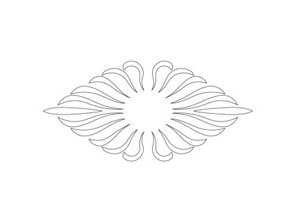 60534 cmt sablona na ornamenty na zasuvky blaze 250x110mm