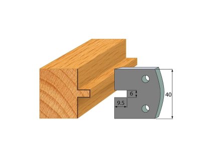 IGM profil 017 - pár omezovačů 40x4mm SP