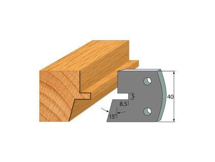 66030 igm profil 085 par omezovacu 40x4mm sp