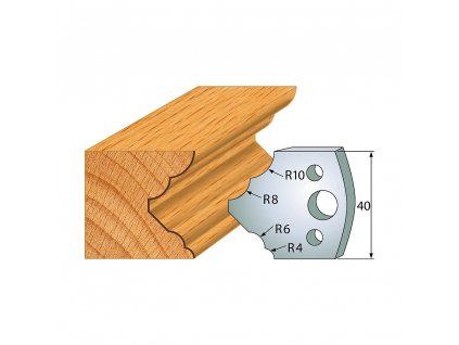 IGM profil 125 - pár nožů 40x4mm SP