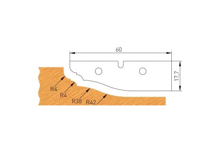 66663 igm profilovy nuz d 60x17 7x2mm pro f632 182