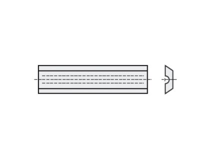 67818 igm ziletka tvrdokovova 30x8x1 5mm typ leitz