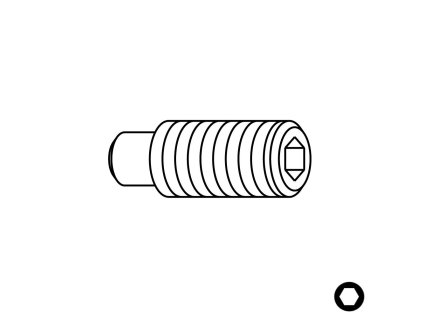 69228 sroub stei pin m6x10 igm
