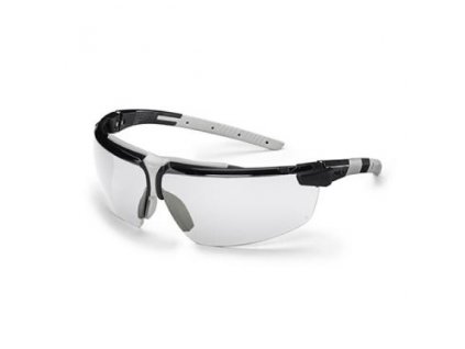 Uvex i-3 Ochranné brýle, zorník čirý, černošedé