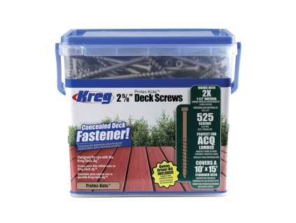 70173 kreg protec kote vruty pro terasy sada 525 ks 67 mm