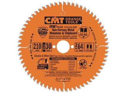 70641 cmt itk ultra tenky kotouc na lamino plast a nezelezne kovy d305x2 8 d30 z96 hw