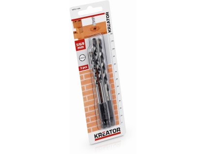 71322 krt011406 3 ks hex vrtaku do kamene a zdiva 5 6 8 mm