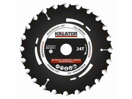 71430 krt020303 pilovy kotouc pro ponorne pily 160mm 24t