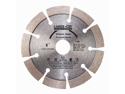 75207 l00107 diamantovy kotouc segmentovy 125 x 22 23 x 12mm lss