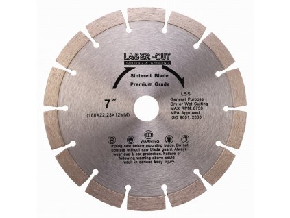 75213 l00109 diamantovy kotouc segmentovy 180 x 22 23 x 12mm lss