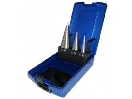 PTG 350067503.10 sada HSS RATIOLINE stupňovité vrtáky 3ks