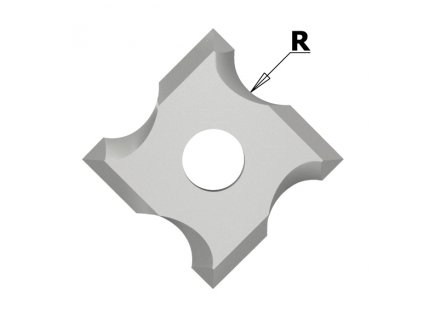 IGM N034 Žiletka tvrdokovová radiusová - R3 mm MDF+