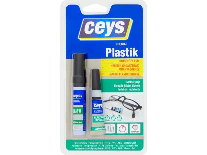 90009 lepidlo na obtizne plasty 3g 2ml 4ml ceys