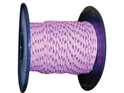 93582 snura pes s jadrem 6mm barevna pletena 100m