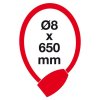 101727 2 zamek lankovy 8x 650mm 2 kl crv richter
