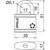 107667 2 zamek visaci apollo 35 3kl crv