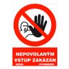 109197 1 tabulka nepovolanym vstup zakazan 148x210mm a5 samolepici