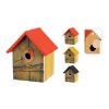 109878 budka ptaci 18x16x21cm drevena 3d ptacek mix barev
