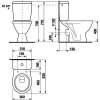 Jika WC kombi Lyra plus H8263860002413 zadní odpad vodorovný, bílý