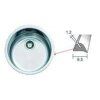 18143 sada tesneni ocel drezu sede kruh o 400 mm k7 507