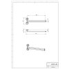 26109 1 dvouramenny drzak rucniku metalia 11 chrom