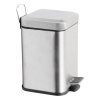 34821 simple line odpadkovy kos hranaty 6l nerez lesk
