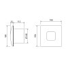 35454 silentis 15 t koupelnovy ventilator axialni s casovacem 25w potrubi 150mm bila