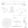 36690 rhapsody podomitkovy sprchovy set s pakovou baterii 2 vystupy vyusteni chrom
