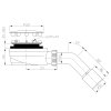 36717 vanickovy sifon nizky prumer otvor 90mm dn40 50 krytka nerez lesk