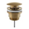 37218 umyvadlova vypust 5 4 click clack velka zatka tl 10 55mm zlato mat