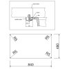 38190 4 sinks amanda 860 titanium