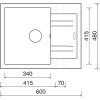 38463 1 sinks linea 600 n granblack