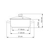 42903 1 rendlik cerammax pro standard s poklici prumer 22cm objem 3 0l keramicky povrch sedy granit