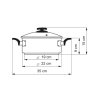 43020 1 rendlik cerammax pro comfort s poklici prumer 22cm objem 3 0l keramicky povrch sedy granit