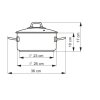 43221 3 rendlik professional s poklici prumer 26cm objem 4 5l