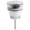 Umyvadlová výpust 5/4“, neuzavíratelná, velká zátka, 5-65mm, chrom