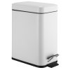 SIMPLE LINE odpadkový koš obdélníkový 5l, bílá mat
