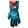 Makita P-84698 rukavice pracovní pletené basic, nitril, velikost L/9