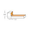 56421 2 cmt c922 034 stopkova freza na plochy hw d52x6 5 l83 5 s 12 7 z6